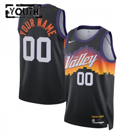 Dres Phoenix Suns Prilagođeni Nike 2025-26 City Edition Crno Swingman - Dječji